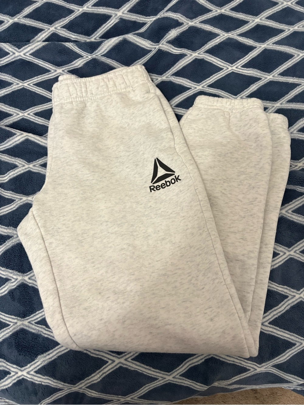 Reebok women’s Light Gray Jogger Sweatpants